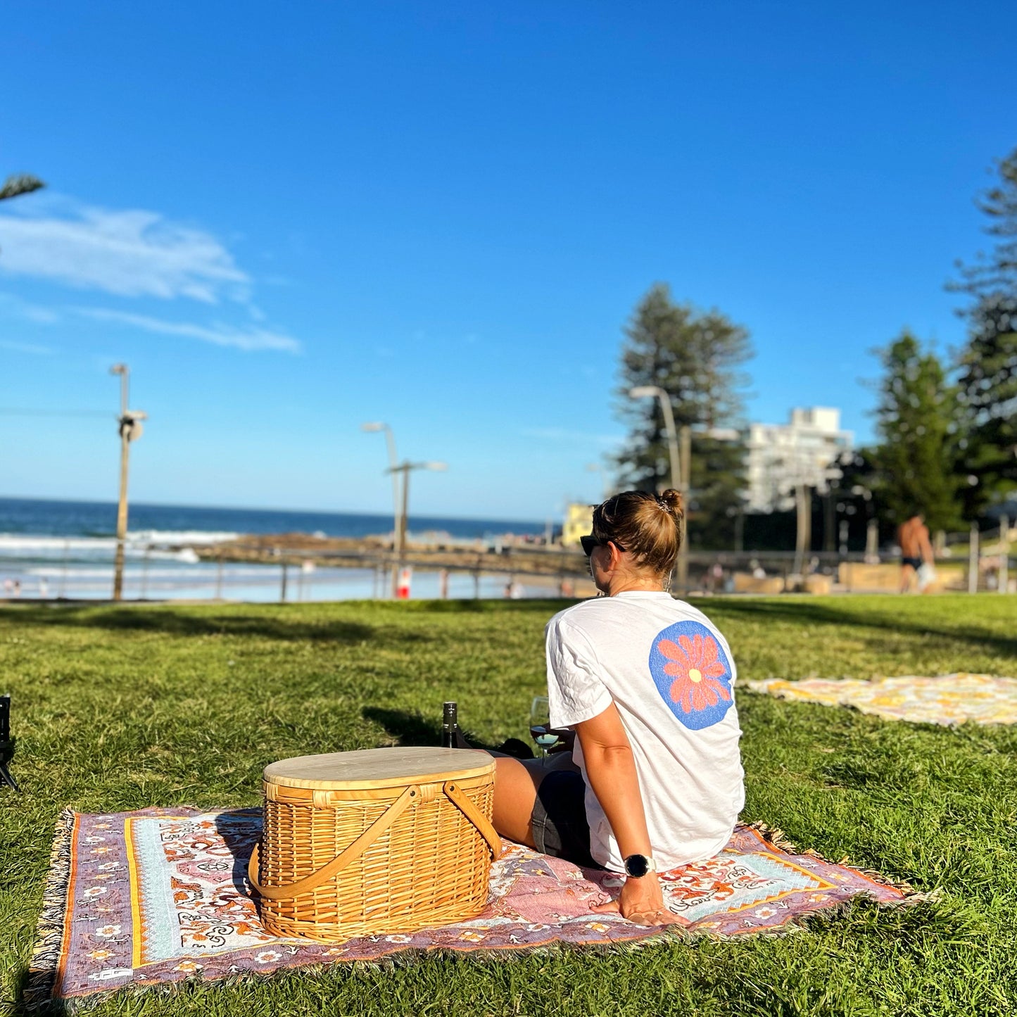 'Pastel Splash' Picnic Blanket