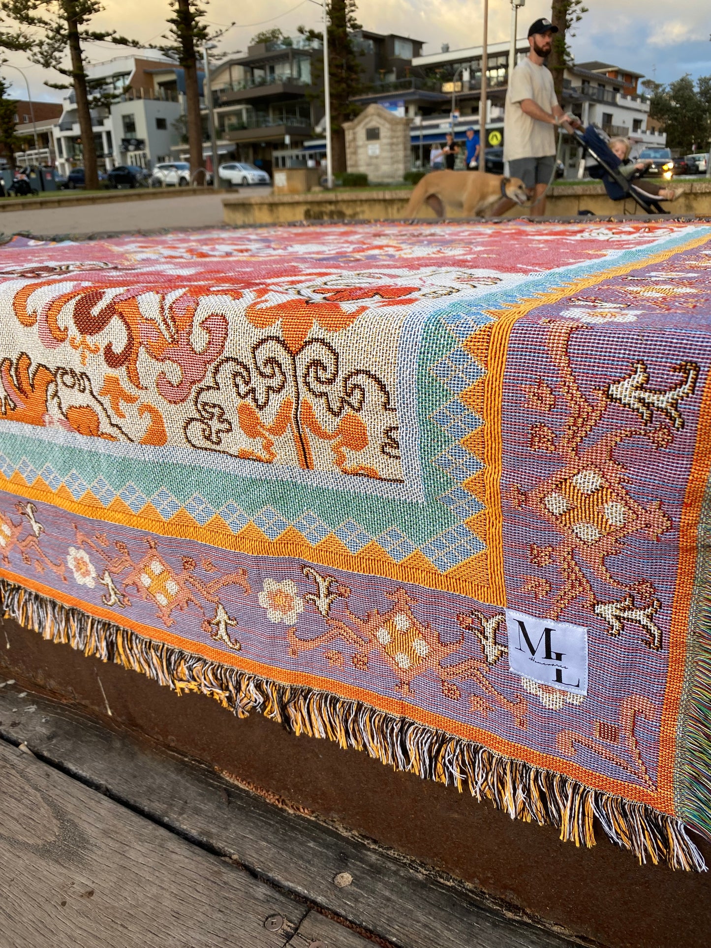 'Pastel Splash' Picnic Blanket