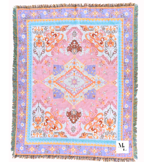 'Pastel Splash' Picnic Blanket